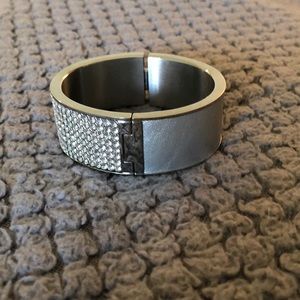 Silver cuff bracelet